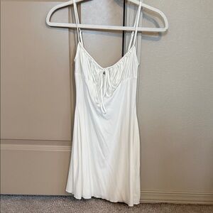 WeWoreWhat Cream Slip Dress